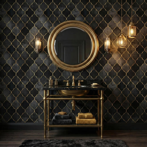 Dark Art Deco Wallpaper